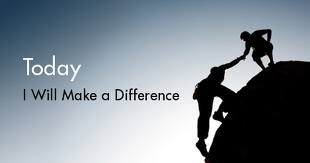 Today I Will Make a Difference